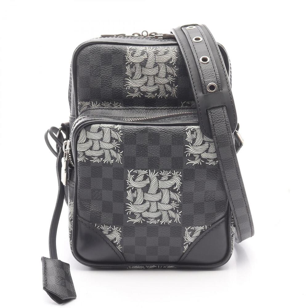 Louis Vuitton Amazon Christopher Nemeth Shoulder Bag Damier Graphite Black